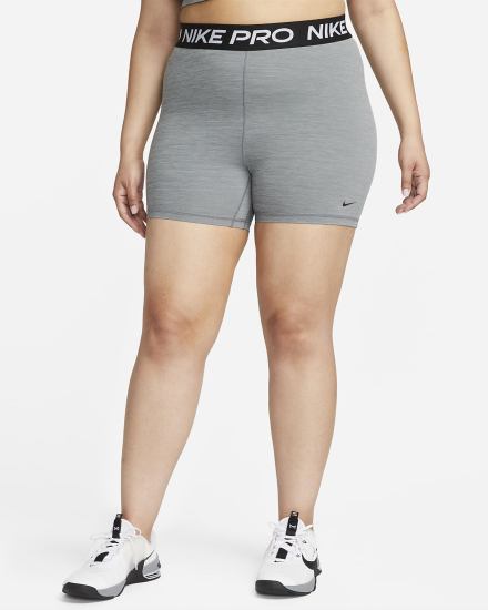 Nike Pro 365 5" (Plus Size) Ženske Kratke Hlače Sive Crne | HR-95718GKRV