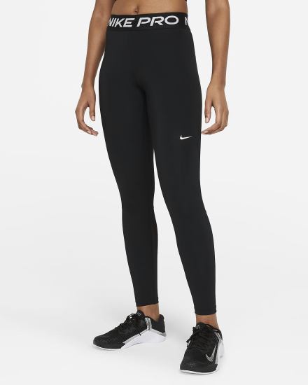 Nike Pro 365 (Plus Size) Ženske Tajice Crne Bijele | HR-25718GDTV