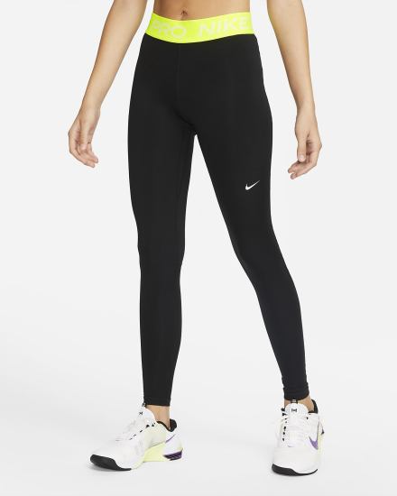 Nike Pro 365 (Plus Size) Ženske Tajice Crne Bijele | HR-63852HKVC