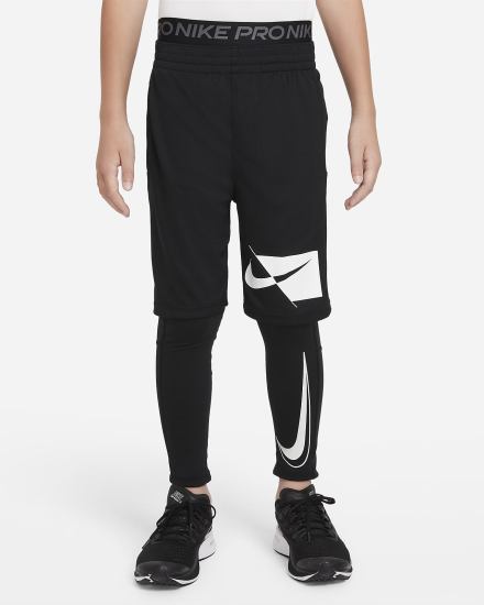 Nike Pro Dri-FIT Kids Za Dječake Tajice Crne | HR-12804GUAE