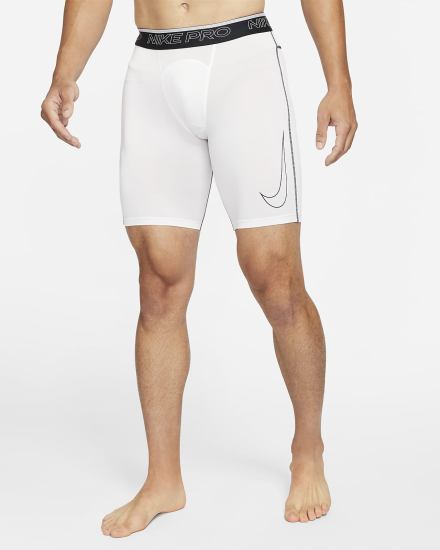 Nike Pro Dri-FIT Long Muške Kratke Hlače Bijele Crne | HR-21736YVCJ