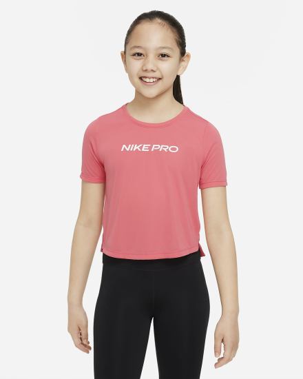 Nike Pro Dri-FIT One Kids Top Za Djevojčice Majice Roze Plave Bijele | HR-20948RUOX