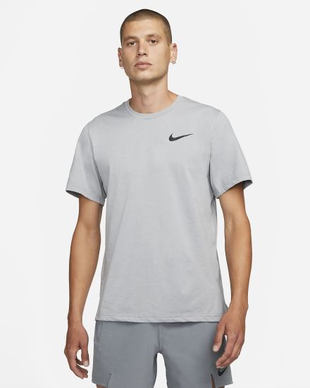 Nike Pro Dri-FIT Short-Sleeve Top Muške Majice Sive Crne | HR-29547DONU