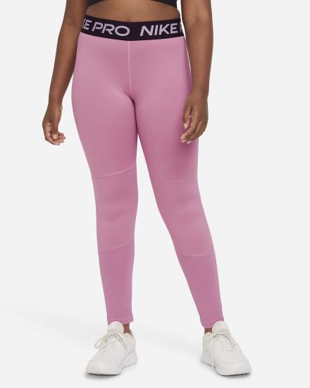 Nike Pro Kids (Extended Size) Za Djevojčice Tajice Roze Bijele | HR-14968XYSV