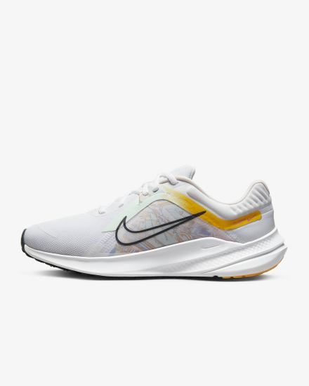 Nike Quest 5 Premium Road Ženske Tenisiće Bijele Zlatne Tamno Sive | HR-76193AVGE