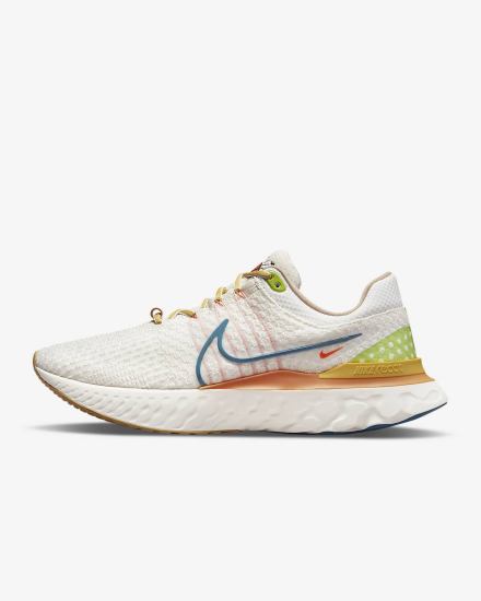 Nike React Infinity Run Flyknit 3 Road Muške Tenisiće Tamno Žute Plave | HR-67540AZVU