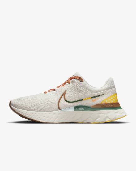 Nike React Infinity Run Flyknit 3 Road Muške Tenisiće Smeđe Narančaste Zelene | HR-85942SNVT