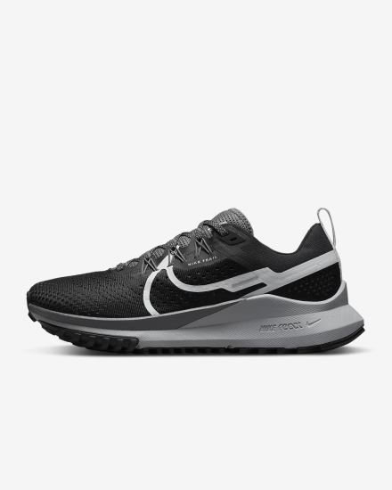 Nike React Pegasus Trail 4 Trail Ženske Tenisiće Crne Tamno Sive | HR-62487MGLK