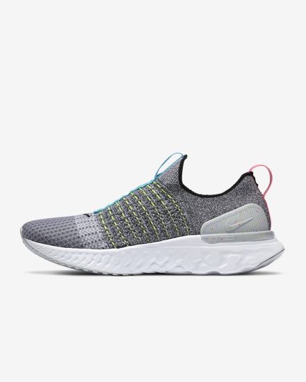 Nike React Phantom Run Flyknit 2 Road Muške Tenisiće Bijele Crvene Plave Crne | HR-45387ZLTV