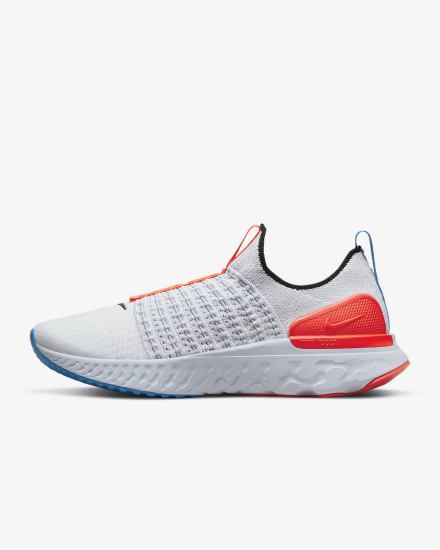 Nike React Phantom Run Flyknit 2 Road Ženske Tenisiće Sive Plave Crvene Crne | HR-92756HBKA