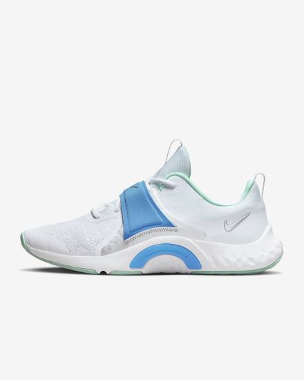 Nike Renew In-Season TR 12 Ženske Cipele Za Trening Bijele Menta Plave Crne | HR-03196ZXTK