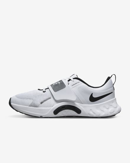 Nike Renew Retaliation 4 Muške Cipele Za Trening Bijele Crne | HR-08957EVBM