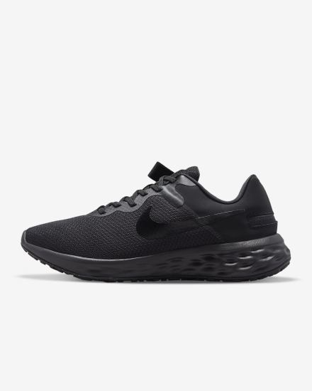 Nike Revolution 6 FlyEase Next Nature Easy On/Off Road (Extra Wide) Muške Tenisiće Crne Tamno Sive Crne | HR-85263WRQL