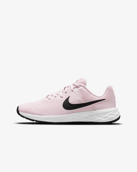 Nike Revolution 6 Kids Road Za Djevojčice Tenisiće Roze Crne | HR-01523UCPQ