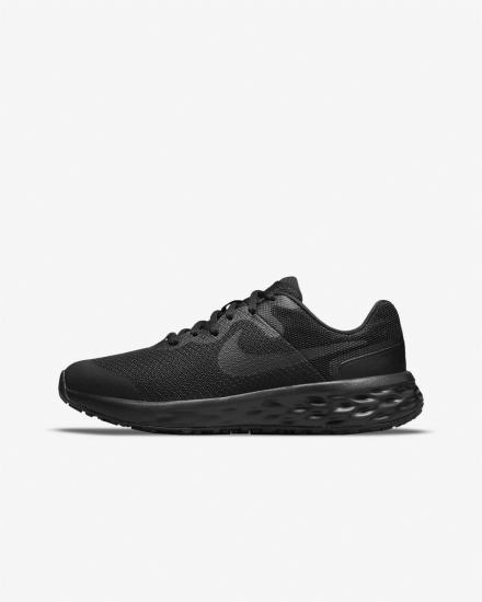 Nike Revolution 6 Kids Road Za Djevojčice Tenisiće Crne Tamno Sive Crne | HR-42087SNTO