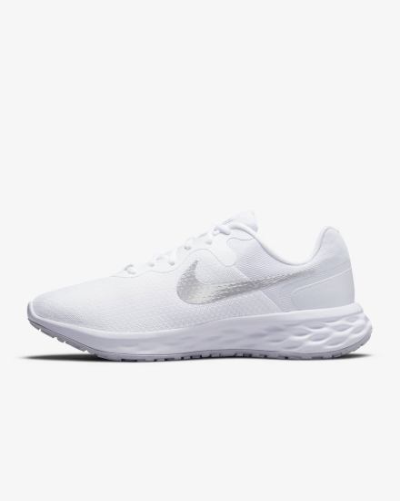 Nike Revolution 6 Next Nature Road Ženske Tenisiće Bijele Platine Metalne Srebrne | HR-72914AEKZ