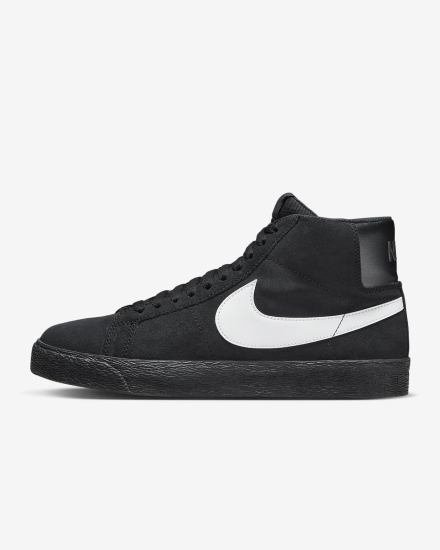 Nike SB Zoom Blazer Mid Ženske Skate Obuća Crne Bijele | HR-68790EXDB