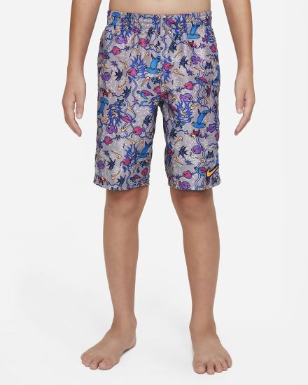 Nike Sea Friends Kids Lap 8" Volley Short Za Dječake Kratke Hlače Sive | HR-14069DSAR