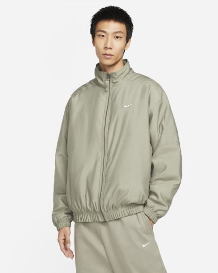 Nike Solo Swoosh Satin Bomber Muške Jakne Bijele | HR-78065JIEG