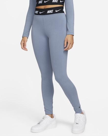 Nike Sportswear Club High-Waisted Ženske Tajice Crne | HR-76890QLFH