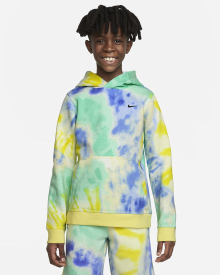 Nike Sportswear Club Kids Tie-Dye Za Dječake Majica S Kapuljačom Menta | HR-32597TFDB