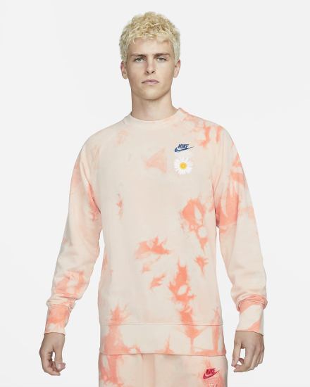 Nike Sportswear French Terry Crew Muške Dukserice Crvene Plave | HR-49276DSVF