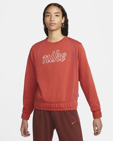 Nike Sportswear Icon Clash French Terry Top Ženske Dukserice Crvene | HR-59041BGZN