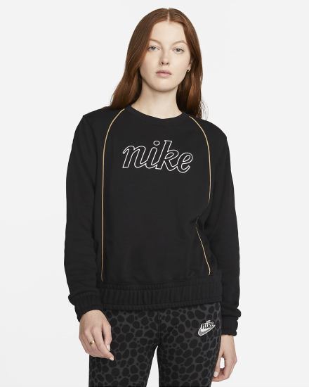 Nike Sportswear Icon Clash French Terry Top Ženske Dukserice Crne Bijele | HR-95184QRLX