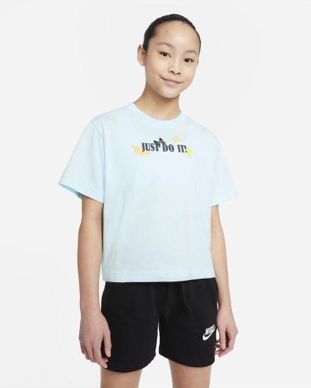 Nike Sportswear Kids Boxy Za Djevojčice Majice Plave | HR-16739DWGF