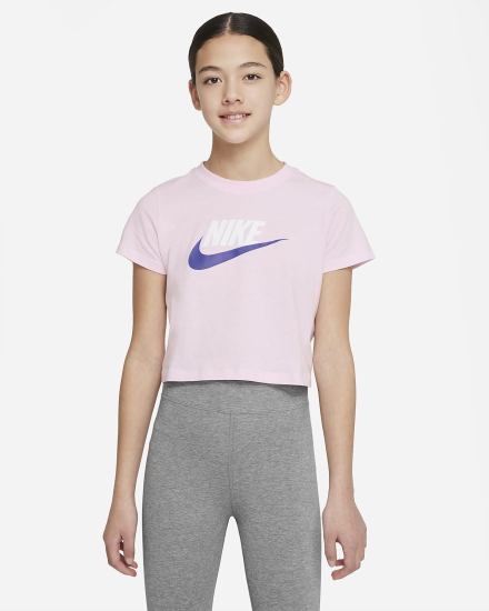 Nike Sportswear Kids Cropped Za Djevojčice Majice Roze | HR-03564KNUX