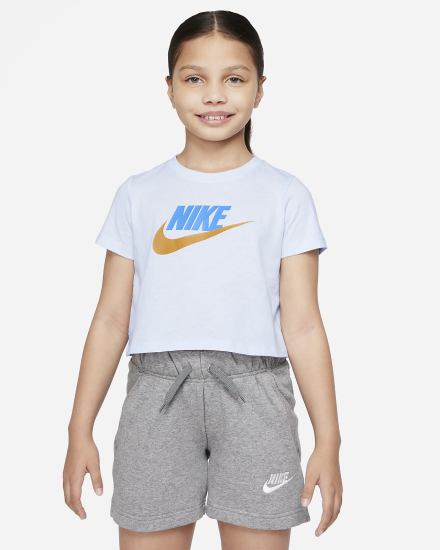 Nike Sportswear Kids Cropped Za Djevojčice Majice Sive | HR-38540REGH