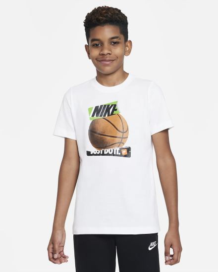 Nike Sportswear Kids (Extended Size) Za Dječake Majice Bijele | HR-04398NOSV