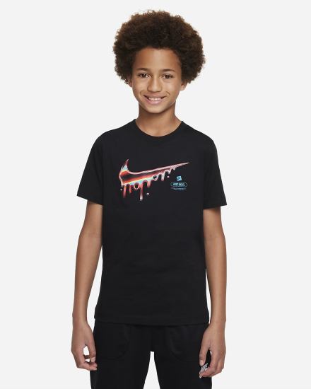 Nike Sportswear Kids (Extended Size) Za Dječake Majice Crne | HR-31059ZLXJ