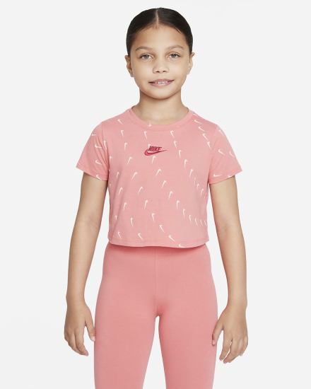 Nike Sportswear Kids Za Djevojčice Majice Roze Plave Roze | HR-32057JHMK