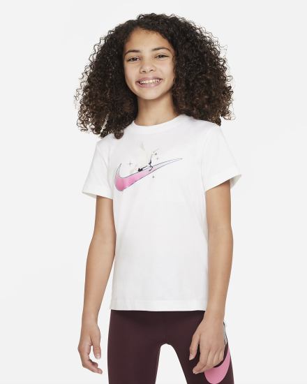 Nike Sportswear Kids Za Djevojčice Majice Bijele | HR-80567YGZI