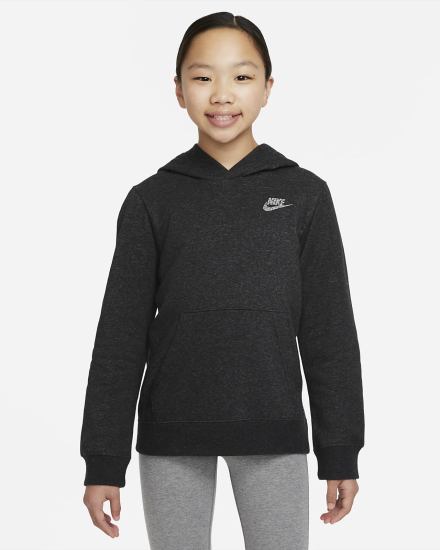 Nike Sportswear Kids Za Dječake Majica S Kapuljačom Crne Bijele | HR-72481PLGV