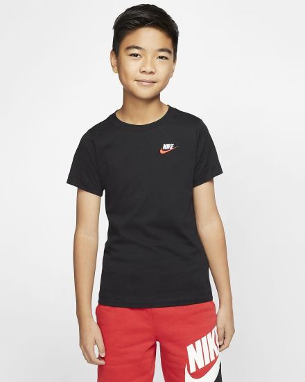 Nike Sportswear Kids Za Dječake Majice Crne Crvene | HR-09273LHSB