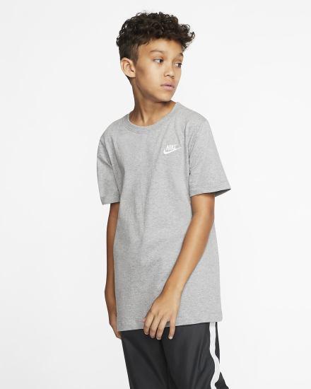 Nike Sportswear Kids Za Dječake Majice Tamno Sive Bijele | HR-26891BGNQ