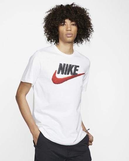 Nike Sportswear Muške Majice Bijele Crne Crvene | HR-57429RTGA