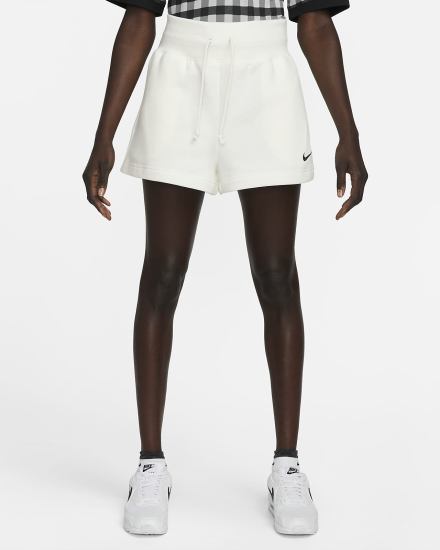 Nike Sportswear Phoenix Fleece High-Waisted Ženske Kratke Hlače Crne | HR-01536XZIH