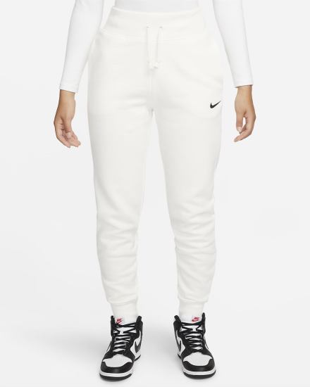 Nike Sportswear Phoenix Fleece High-Waisted Ženske Jogger Hlače Crne | HR-59287DKFE