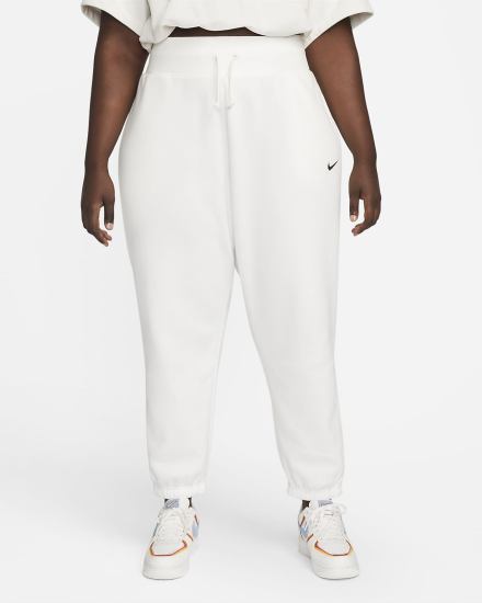 Nike Sportswear Phoenix Fleece High-Waisted Oversized Ženske Trenirke Crne | HR-97356SDME