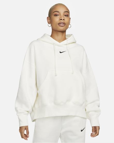 Nike Sportswear Phoenix Fleece Over-Oversized Ženske Majica S Kapuljačom Crne | HR-31592CUPF