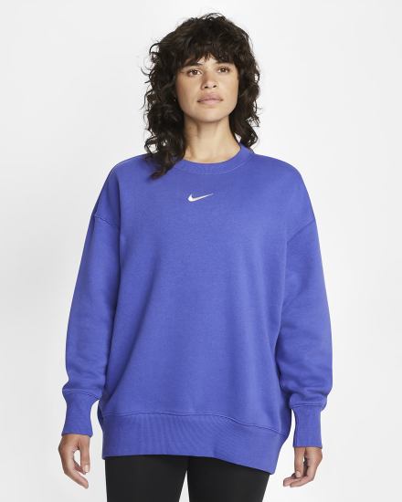 Nike Sportswear Phoenix Fleece Oversized Crewneck Ženske Dukserice Ljubičaste | HR-23794HBJK