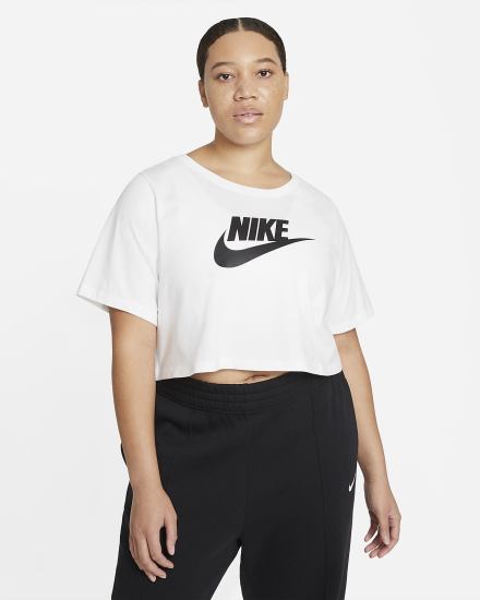 Nike Sportswear (Plus Size) Ženske Majice Bijele | HR-75136TRFQ