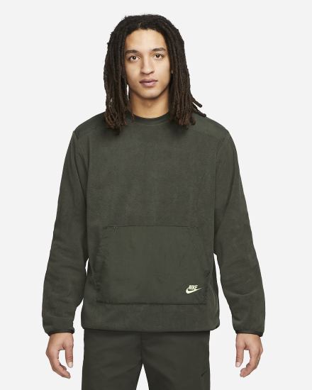 Nike Sportswear Sport Essentials+ Fleece Crew Top Muške Dukserice Svijetlo Limun | HR-65734HIAB