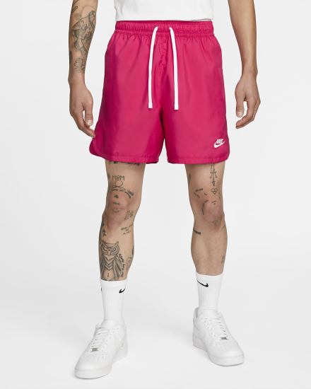 Nike Sportswear Sport Essentials Woven Lined Flow Muške Kratke Hlače Roze Bijele | HR-35072FNJP