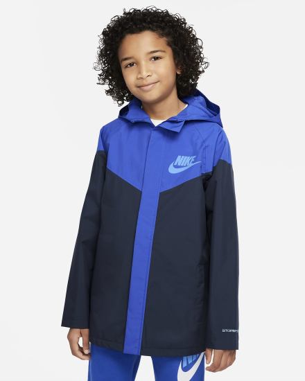 Nike Sportswear Storm-FIT Windrunner Kids Za Dječake Jakne Kraljevska Plava Tamnoplave Plave | HR-98217KFRB