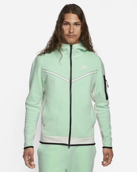 Nike Sportswear Tech Fleece Full-Zip Muške Majica S Kapuljačom Menta | HR-27568DQCF