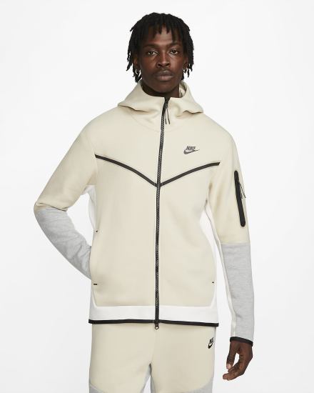 Nike Sportswear Tech Fleece Full-Zip Muške Majica S Kapuljačom Tamno Sive Crne | HR-28374VBXC